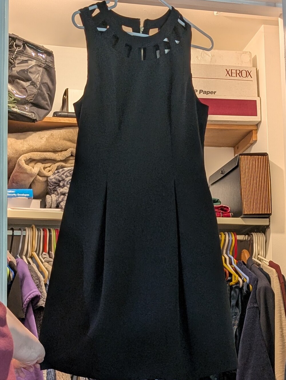 Eliza J Black Sleeveless Mini Dress